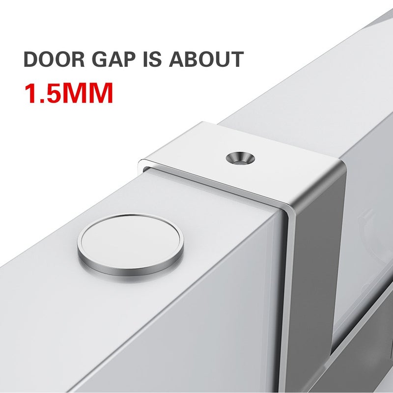 Anjuer Door Hooks Hanger Rack, Aluminum Utility Organizer Holder for Kithchen Bathroom, 6 Hooks Over The Door Hanger Silver - Image 3